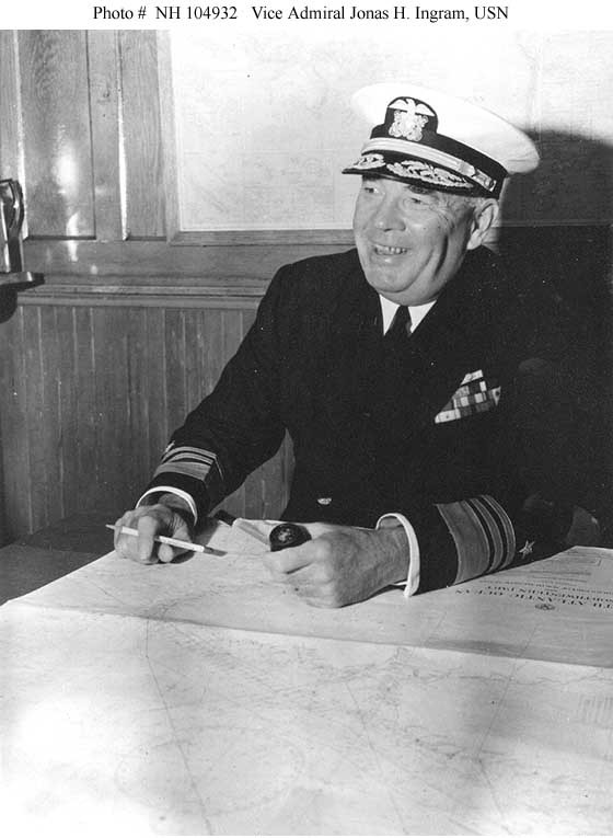 Photo #: NH 104932 Vice Admiral Jonas H. Ingram, USN