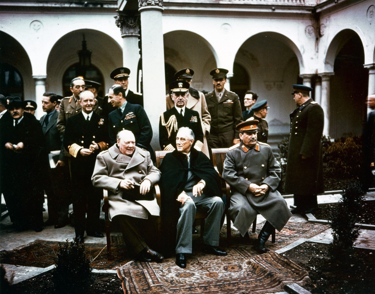 Photo #: USA C-543 Yalta Conference, February 1945