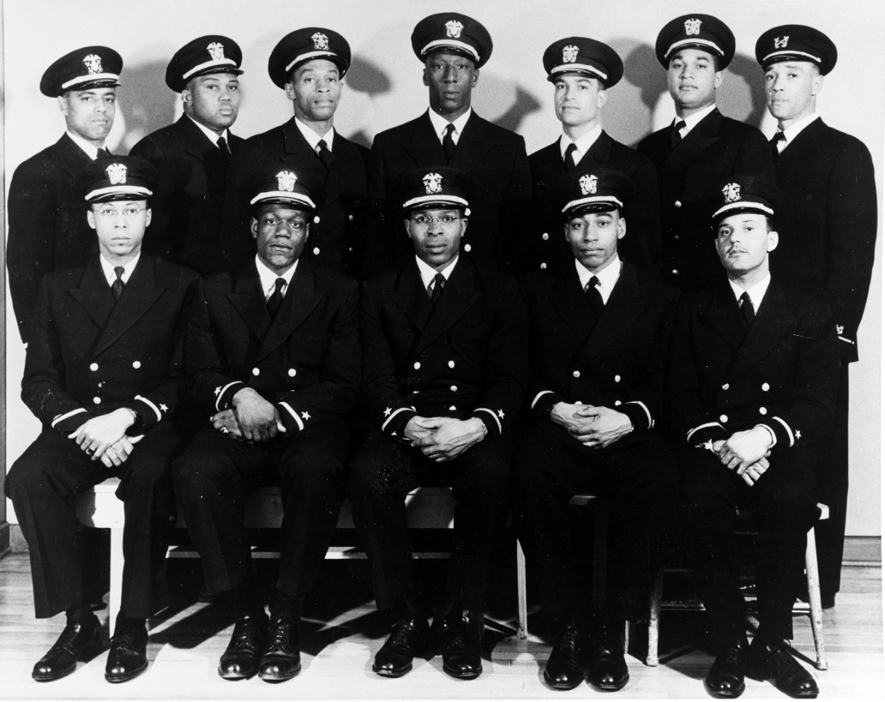 Photo #: 80-G-300215  First African-American U.S. Navy Officers