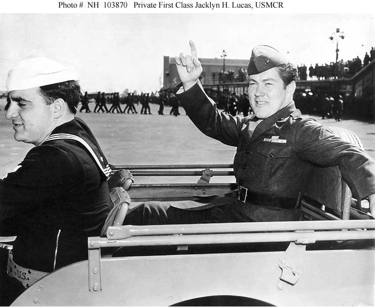 Photo #: NH 103870  Private First Class Jacklyn H. Lucas, USMCR