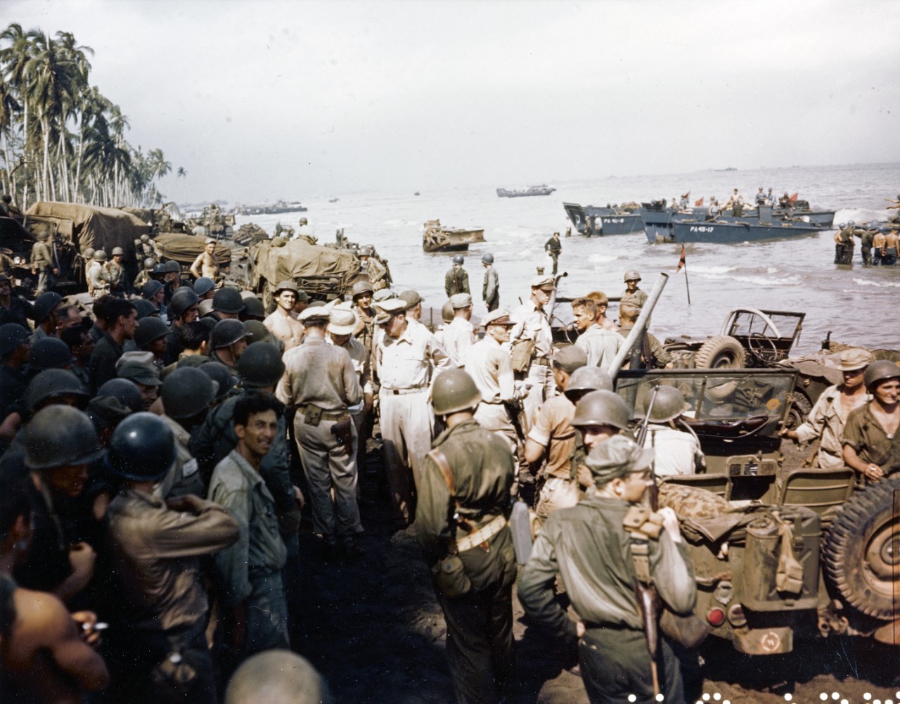 Photo #: USA C-260 Invasion of Leyte, October 1944
