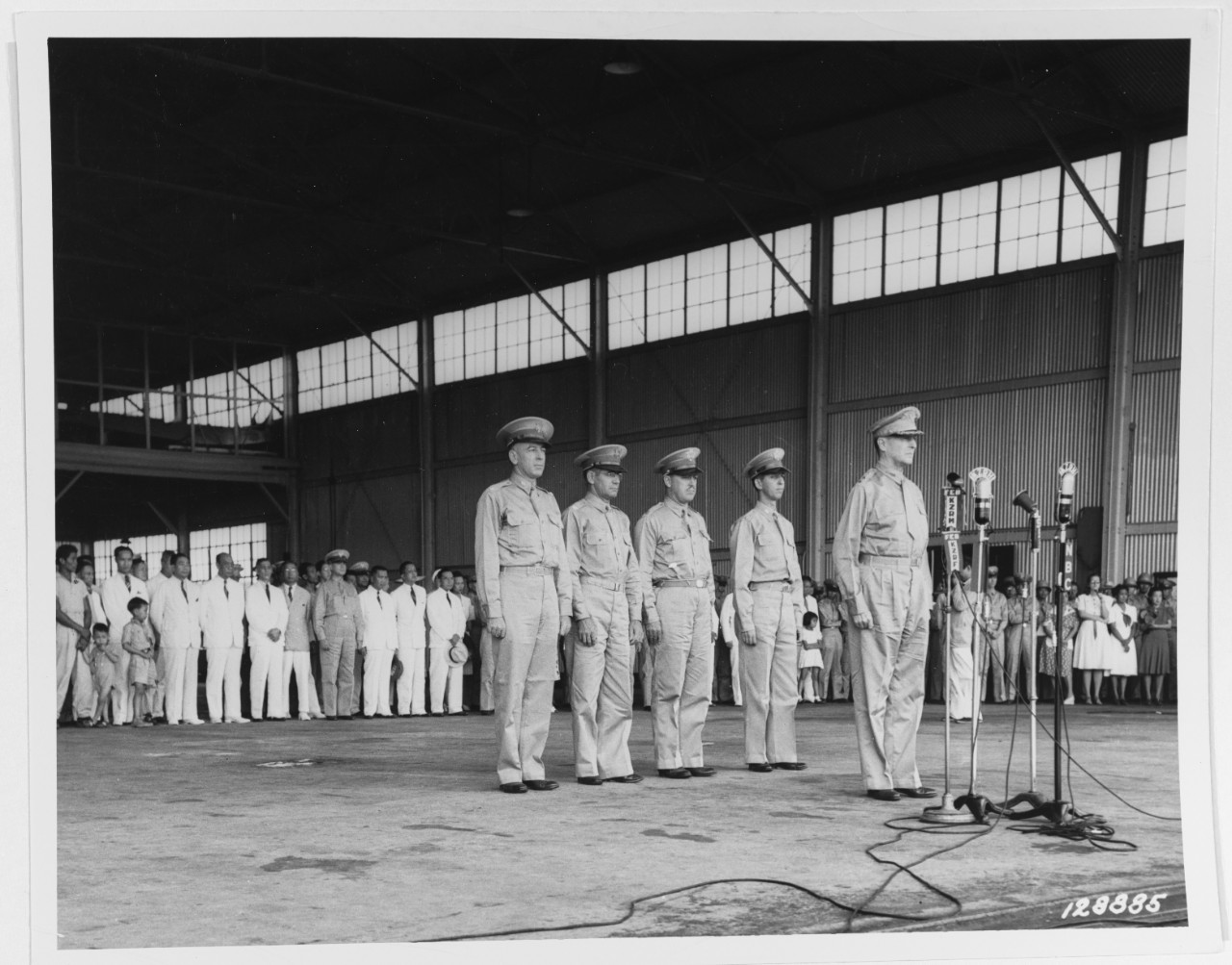 Photo #: SC 128885  Lieutenant General Douglas MacArthur, U.S. Army, Commanding General Far Eastern Army (front)  