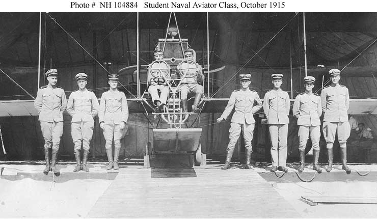 Photo #: NH 104884  Student Naval Aviator Class, October 1915