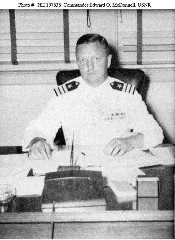 Photo #: NH 107636  Commander Edward O. McDonnell, USNR