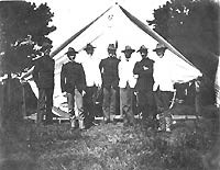 Photo #: NH 52988  U.S. Marine Corps Officers during the Spanish-American War