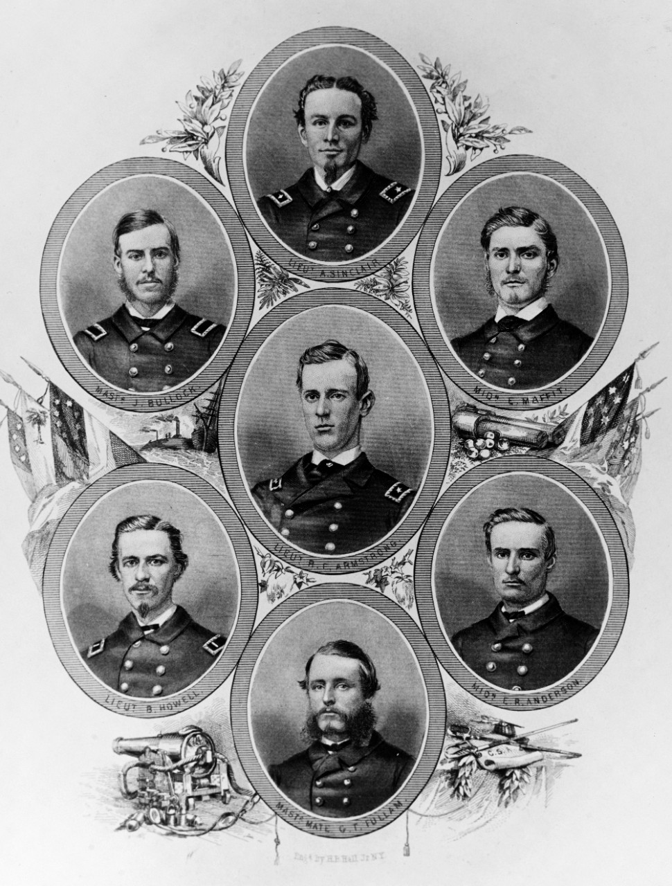 Photo #: NH 66640  Confederate States Navy Officers