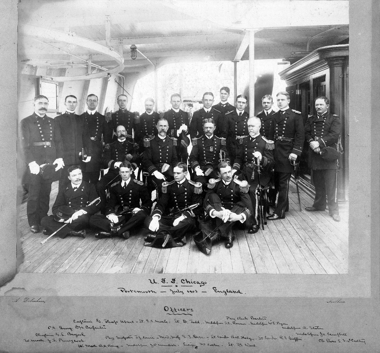 Photo #: NH 104851  USS Chicago, circa 1903