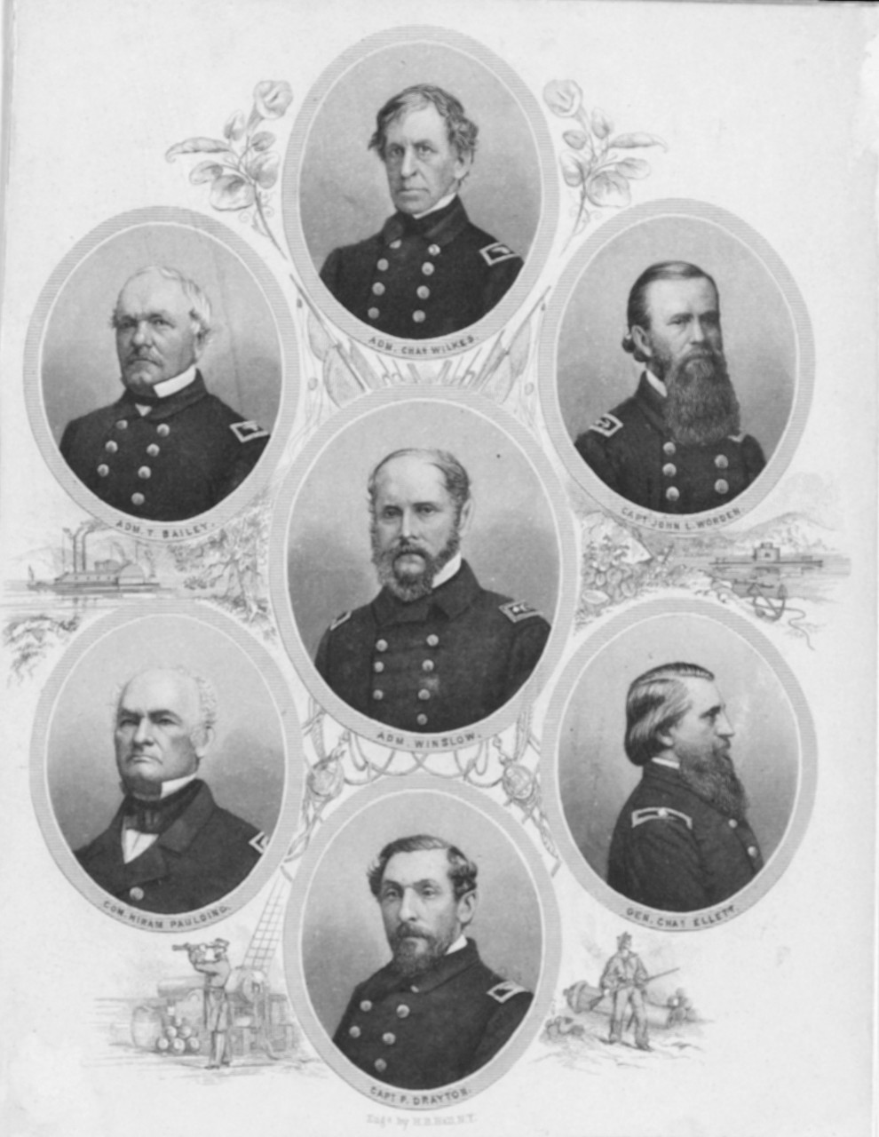 Photo #: NH 53377  Civil War Naval Leaders