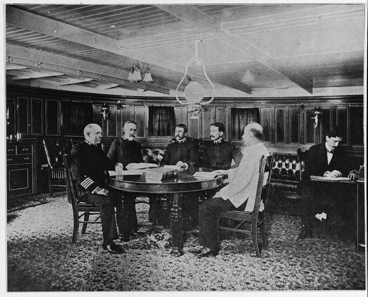 Photo #: NH 46764  USS Maine Court of Inquiry, 1898.