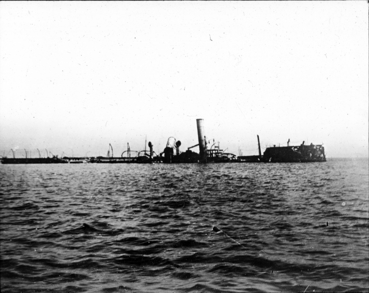 Wreck of Spanish gunboat Marques del Duero