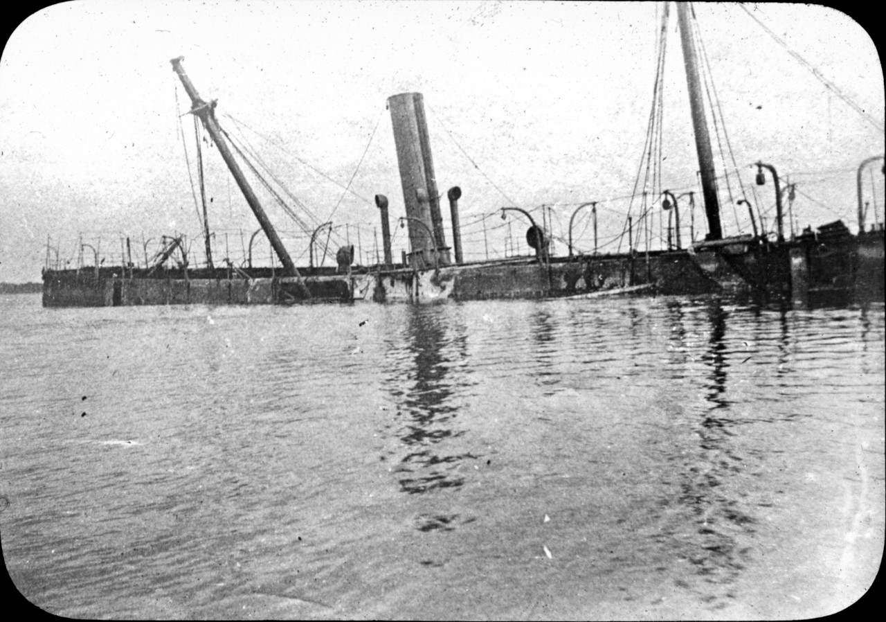 Wreck of Spanish cruiser Velasco