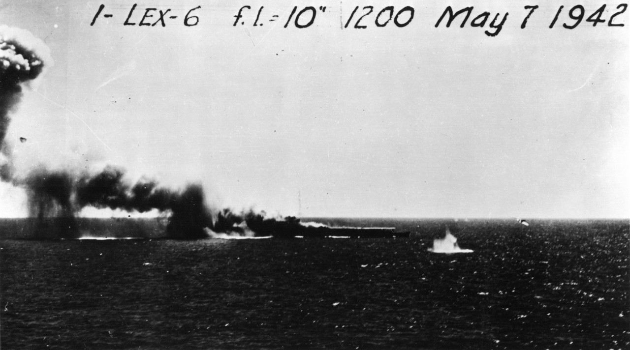 Photo #: 80-G-17024  Battle of Coral Sea, May 1942