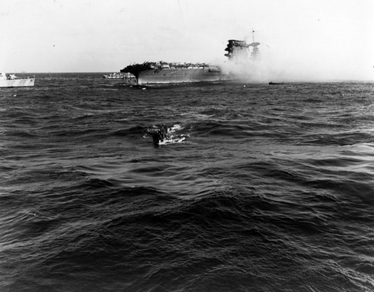 Photo #: 80-G-7417  Battle of the Coral Sea, May 1942