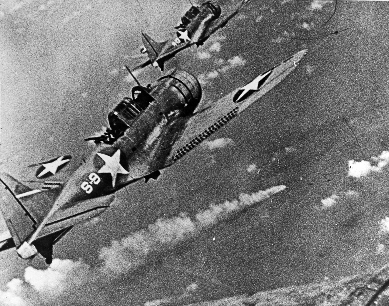Photo #: 80-G-17054  Battle of Midway, June 1942