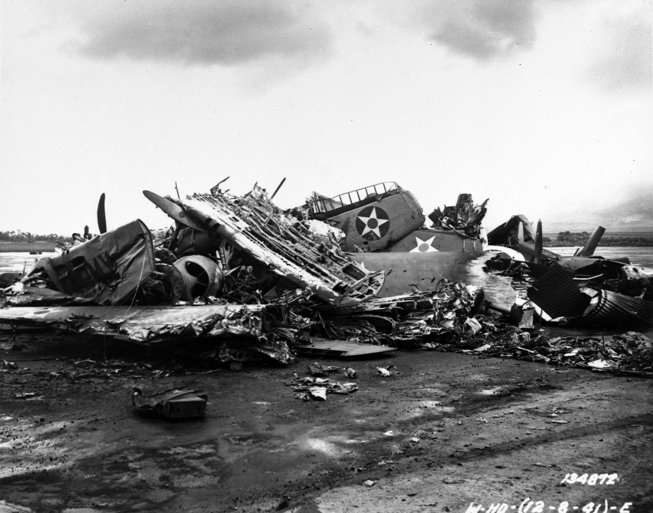 Photo #: SC 134872  Pearl Harbor Attack, 7 December 1941