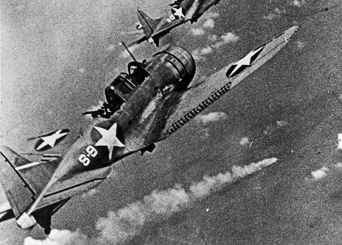 <p>80-G-17054 Battle of Midway, June 1942</p>
