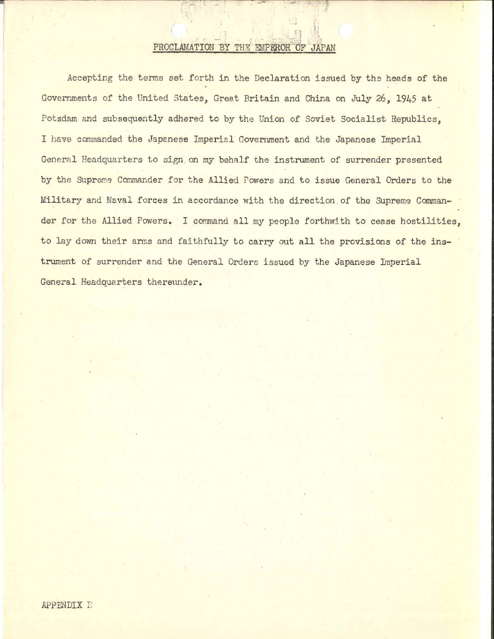 <p>Instrument of Surrender page 4</p>
