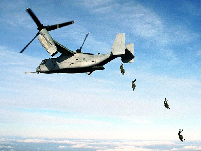 Photo of the V-22 Osprey