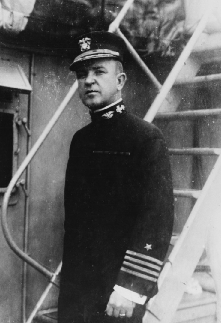 Capt. Roscoe C. Bulmer, circa 1919, probably on board Black Hawk (Id. No. 2140). (Naval History and Heritage Command Photograph NH 64381)