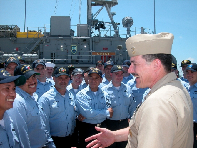 Chief- MCPON talks to Chief selectees-12Aug2004-040812-N-2006A-001
