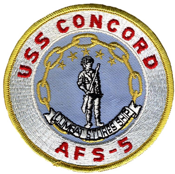 5 Crest Uss Concord AFS 