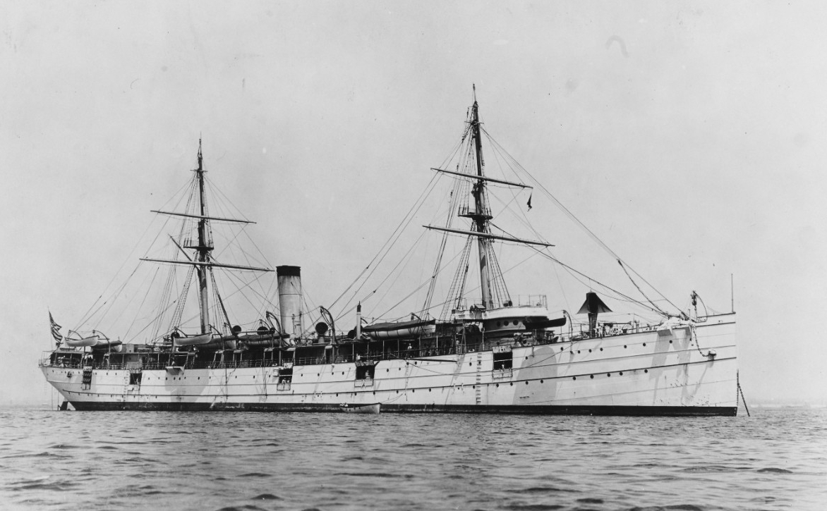 Dixie early in her naval service, no date. (Naval History and Heritage Command Photograph NH 84)
