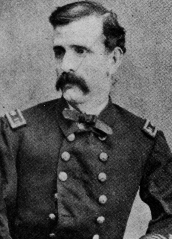 Cmdr. Nehemiah M. Dyer, Copied from Officers of the Army and Navy who served in the Civil War, published in 1892. (Naval History and Heritage Command Photograph NH 79205)