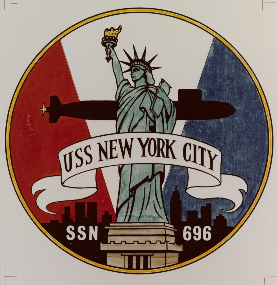 Insignia: USS NEW YORK CITY (SSN-696)