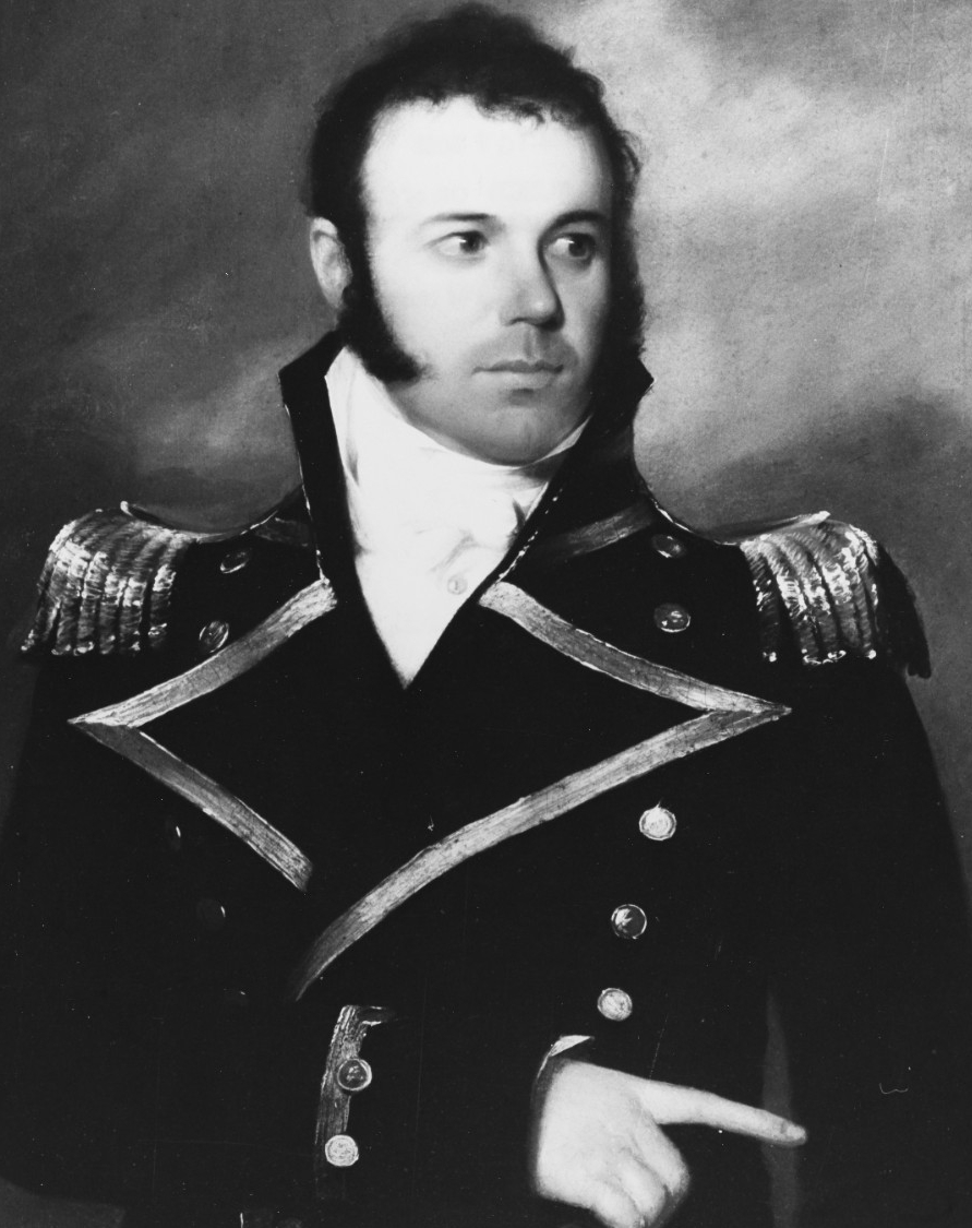 Captain Daniel Todd Patterson, portrait in oils by John Wesley Jarvis. Courtesy of Major S.A.W. Patterson, USMC (Retired). (Naval History and Heritage Command Photograph NH 43178)