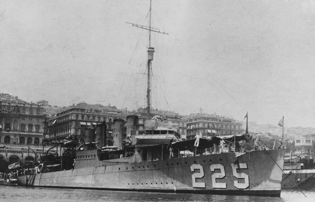 Pope at Algiers, Algeria, July 1922, while en route to the Asiatic Fleet via the Suez Canal. (Naval History and Heritage Command Photograph NH 77097)