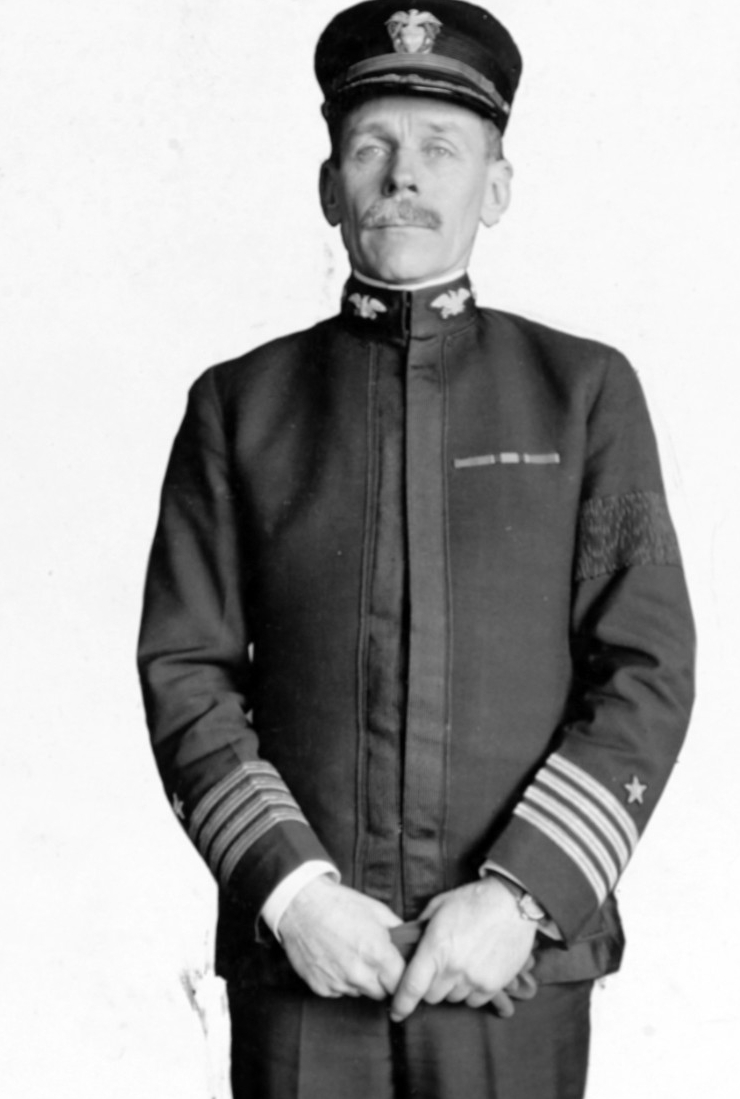 Capt. Reginald R. Belknap, Commander, Mine Squadron 1, Atlantic Fleet, 1918. (Naval History and Heritage Command Photograph NH 56136)