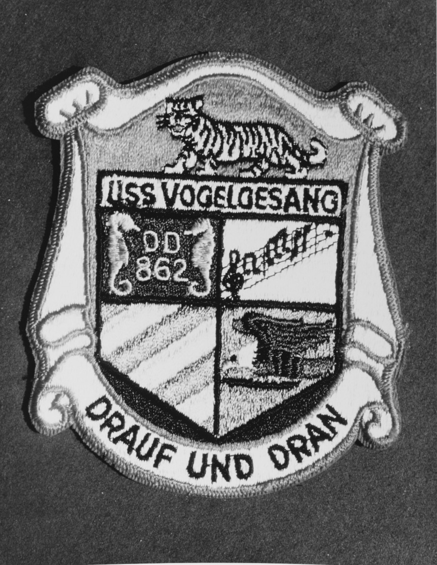 Insignia: USS VOGELGESANG (DD-862)