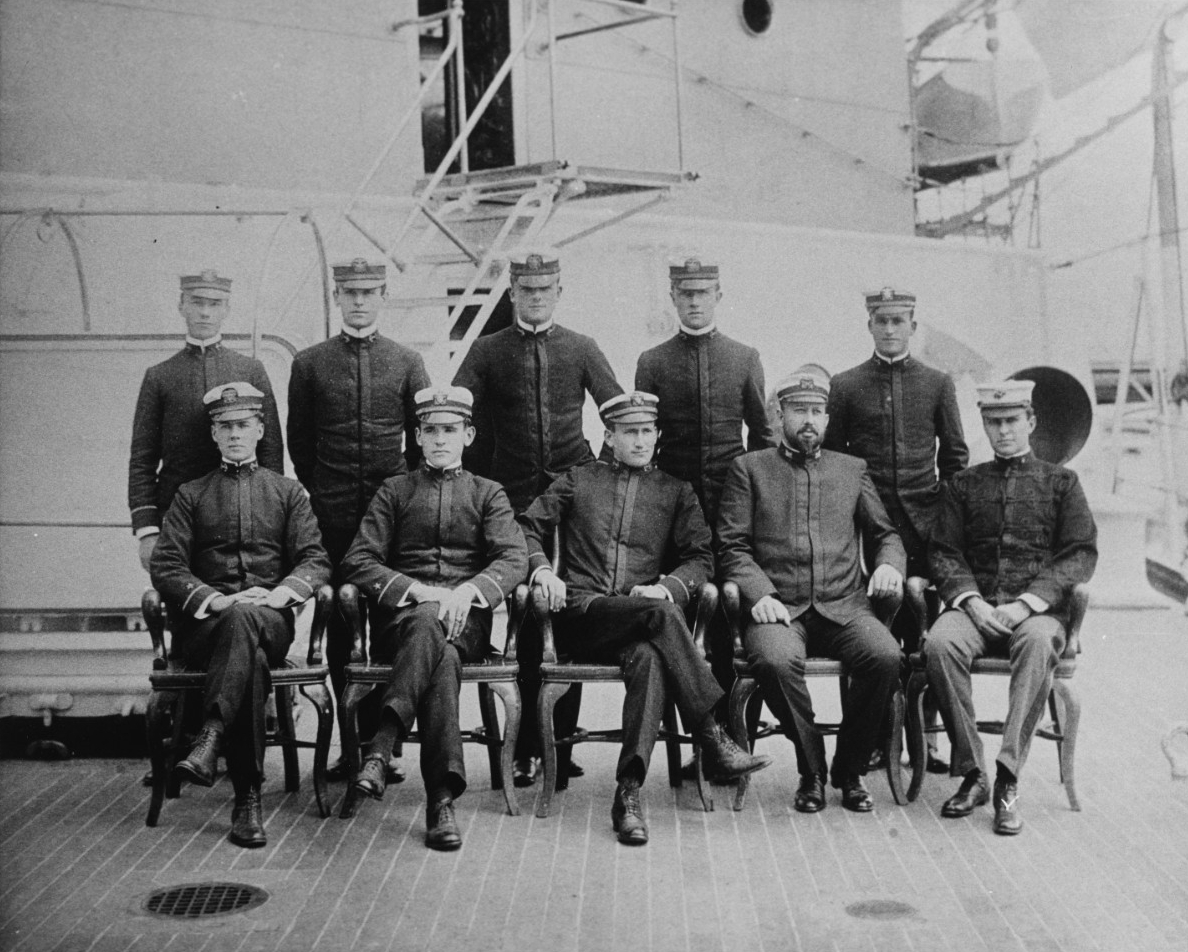 USS Wisconsin (BB-9) officers