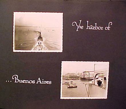 (Left) The harbor of (Right) ...Buenos Aires