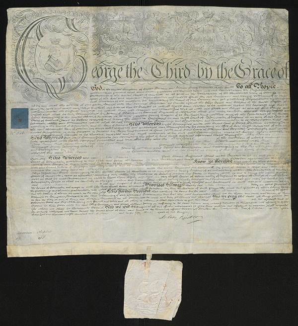 British letter of marque 1813.