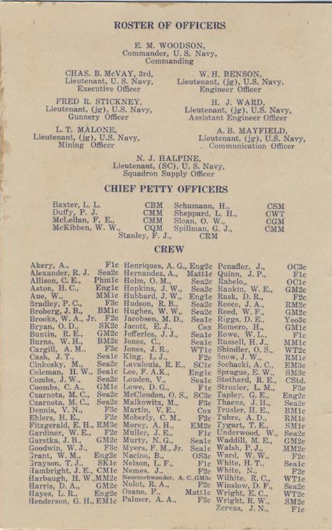 Roster of Officers