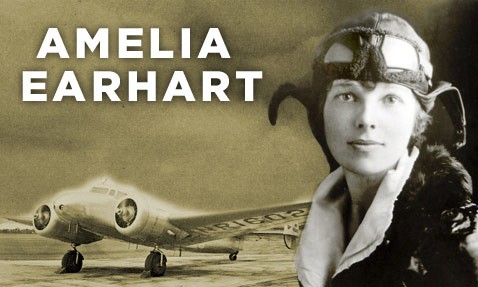 Amelia Earhart and her Electra