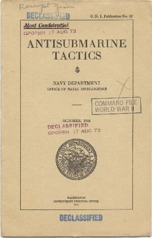 Image of cover to 'Antisubmarine Tactics'