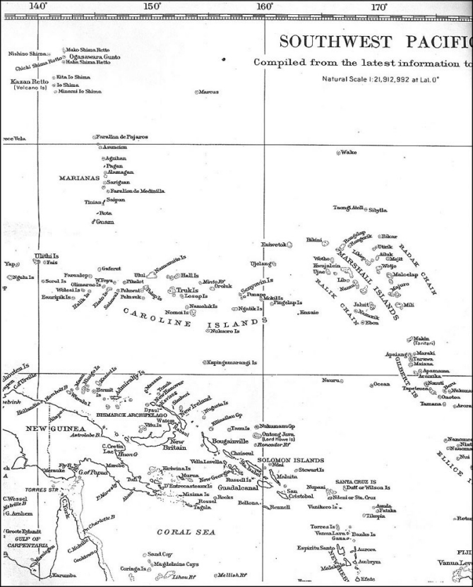 Chart - Southwest Pacific.