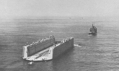 Image of AFDL Mobile Floating Drydock Large (Under tow) 1900 tons.