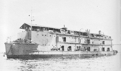 Image of APL Barracks Ship (Hotel Barge APL-18). 