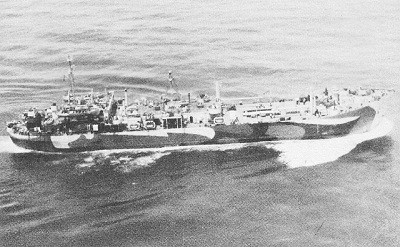 Image of ARB Repair Ship, Battle Damage (USS Midas ARB-5).