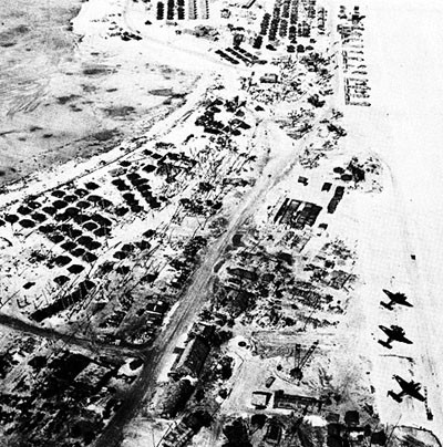 Airfield and Adjoining Facilities on Betio Island, Tarawa. 