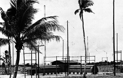 Barrigada Radio Station (above) and Marine Corps Field Depot (below), Guam. 