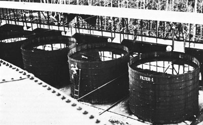 Filtering Tanks at the Filtering Station, Manus. 