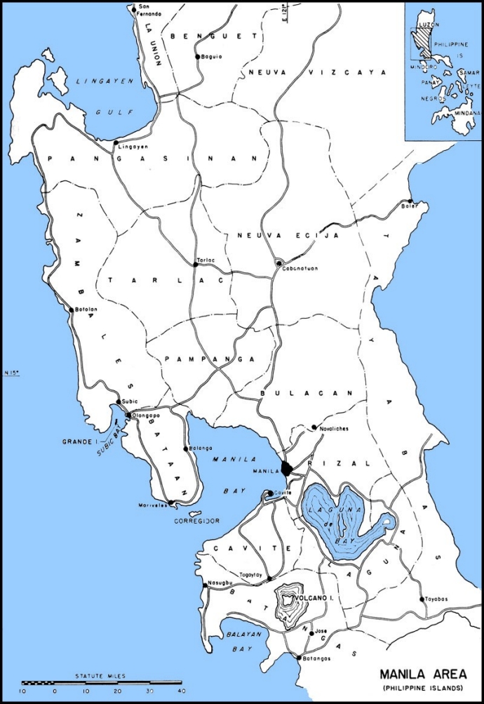 Manila Area (Philippine Islands). 