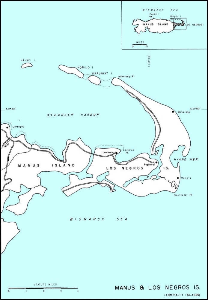 Manus & Los Negros Is. (Admiralty Islands). 