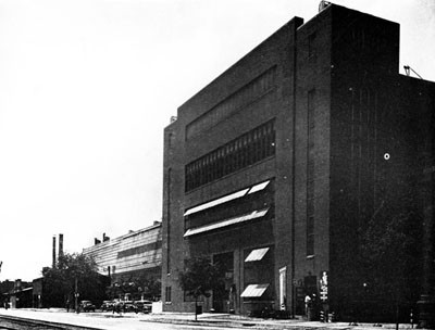 Pattern Shop and (left background) Foundry, Philadelphia Navy Yard.