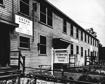 Headquarters of the CEC Officers School, Davisville. 