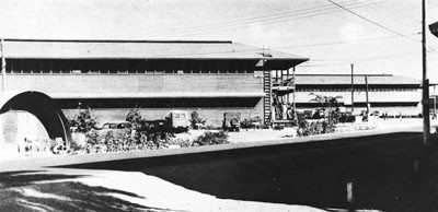 Barracks at Pearl Harbor Separation Center. 